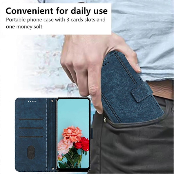 For TECNO Spark Go 2024/Spark 20C/Pop 8 Telefondeksel Hudfølelse Skinn Cover Multicolor Sapphire