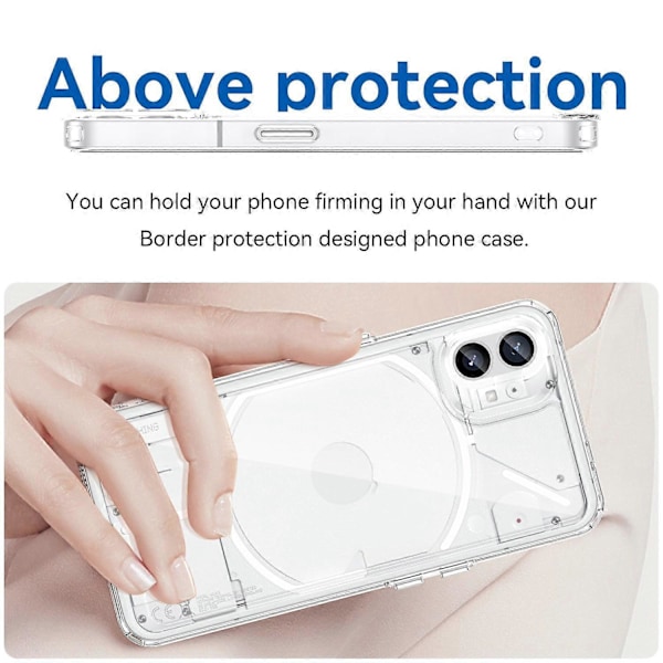 Telefonfodral för Nothing phone (1) 5G, Reptåligt Hybrid TPU+Akryl Baksida Multicolor Style H