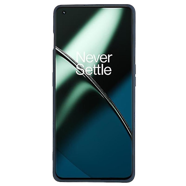 Mjukt Tpu phone case för Oneplus 11 5g , dubbelsidigt matt skyddande cover Navy Blue