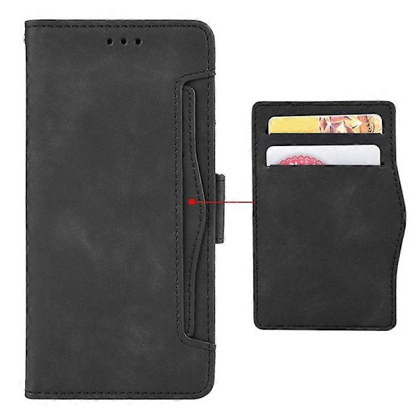 Orbic Fun+ 4G -kotelo, naarmuuntumaton PU-nahkainen puhelinlompakko folio flip -suojus Multicolor Style C