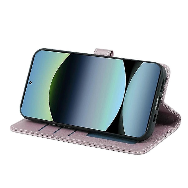Xiaomi Redmi Note 14 4G Lompakkokotelo Kuvioitu Nahkainen Käännettävä Suojakotelo Multicolor Rose Gold