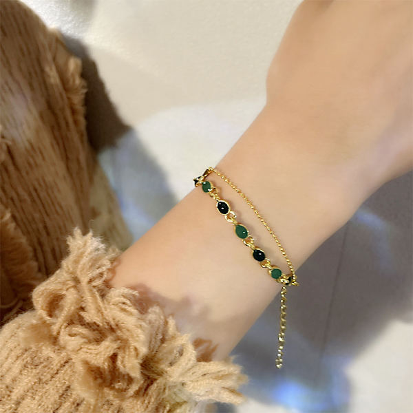Retro stil dame niche dobbeltlags armbånd SL0037