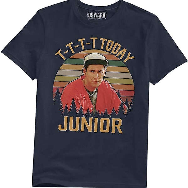 T Today Junior Vintage Retro T-shirt Sandler Billy Madison Navy XL