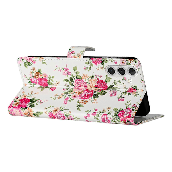 Plånboksfodral för Samsung Galaxy A15 5G PU Läder Mönstertryck Telefonskal Multicolor Style G