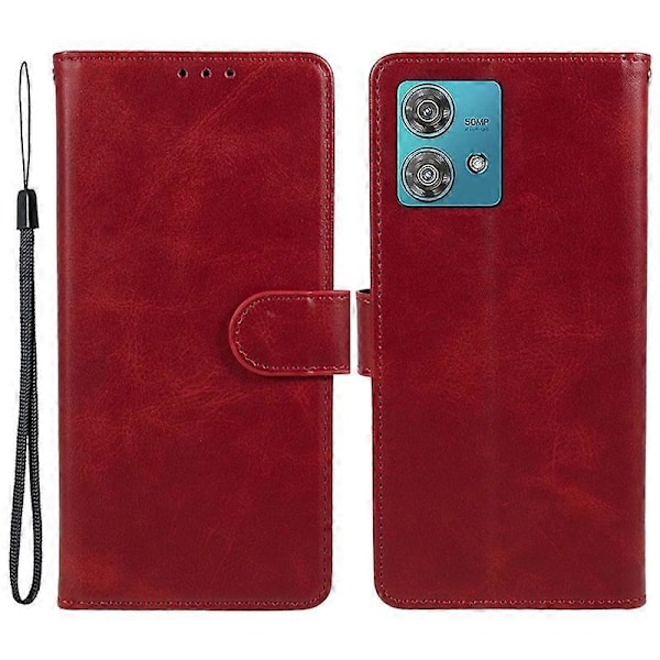Til Motorola Edge 40 Neo 5G Etui Stødsikkert Læder Telefon Cover med Wallet Stand Multicolor Style B
