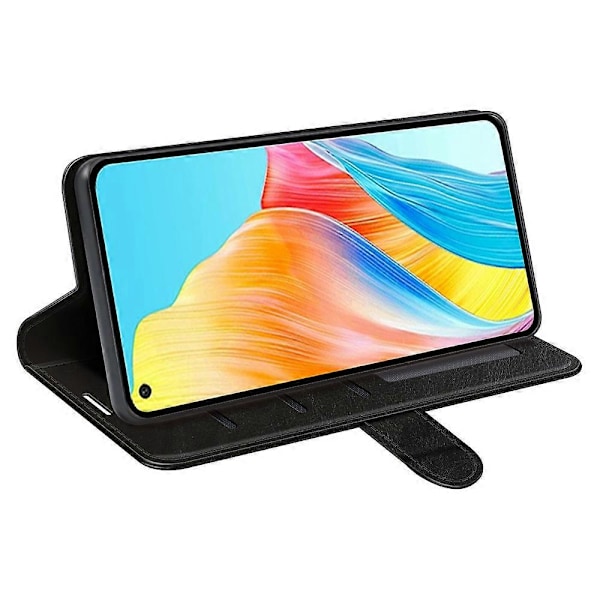 Plånboksfodral för Oppo A78 4G, PU Läderställ Fullständigt Skydd Telefonfodral