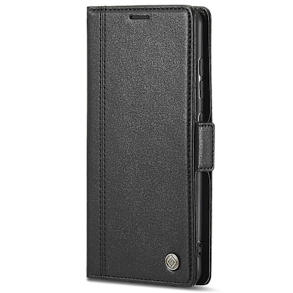 LC.IMEEKE Stand Wallet Funktion PU Læder Folio Flip Telefon Cover til Samsung Galaxy S22+ 5G