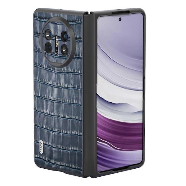 Skyddsfodral för Huawei Mate X5 Äkta Läder+PC Krokodiltextur Multicolor Style C