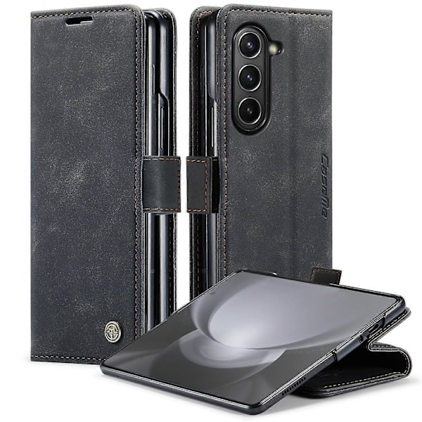 CASEME 013-serien för Samsung Galaxy Z Fold5 5G Plånbok Läder Telefonfodral Ställ Telefonskydd Multicolor Style C