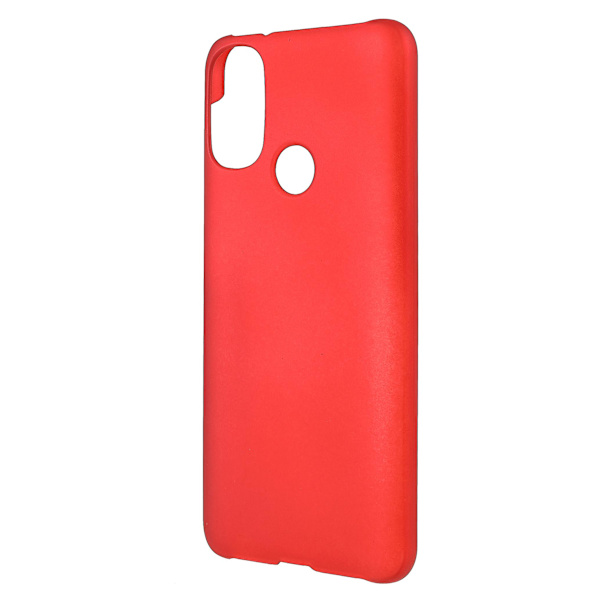 anti-scratch skal Gummerat hårt PC- phone case för Motorola Moto E20/e30/e40 Red