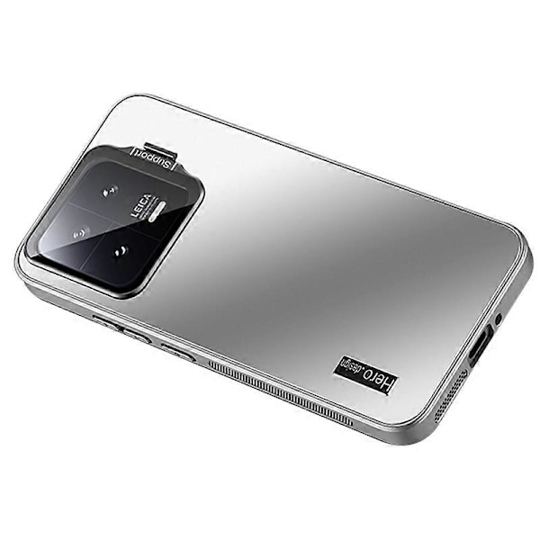 Xiaomi 13 Pro 5G -puhelimen takakansi linssin jalustalla, TPU+PC, naarmuuntumaton Multicolor Silver
