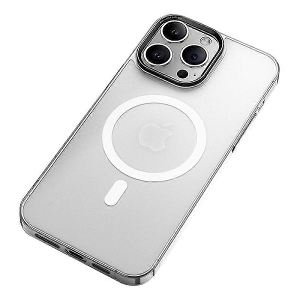 VOERO iPhone 14 Pro Cover Kompatibel med Magsafe Stødsikker PC+Hærdet Glas Mat Cover Multicolor Style D