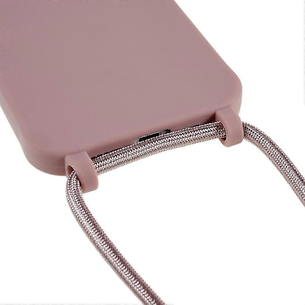 Integrerat TPU-skal för iPhone 14 Plus, reptåligt skydd med snodd Multicolor Style E