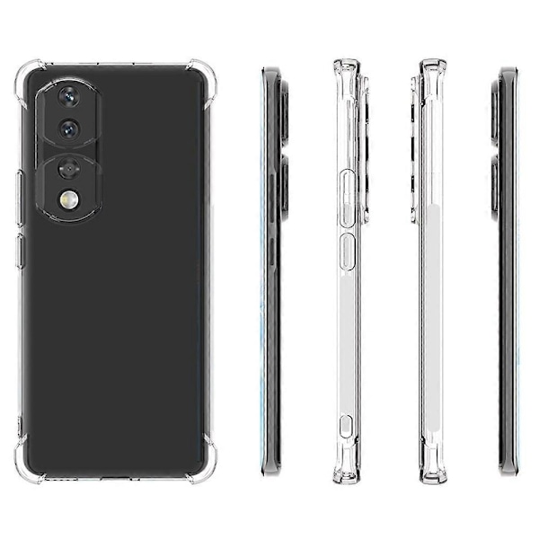Honor 90 Pro liukueste puhelinkotelo pehmeä TPU läpinäkyvä älypuhelinkuori