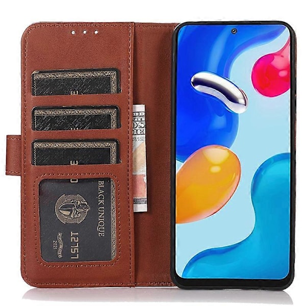För OnePlus Ace 2 Pro 5G Läderfodral med Plånboksställ i Kohudstruktur Multicolor Style D