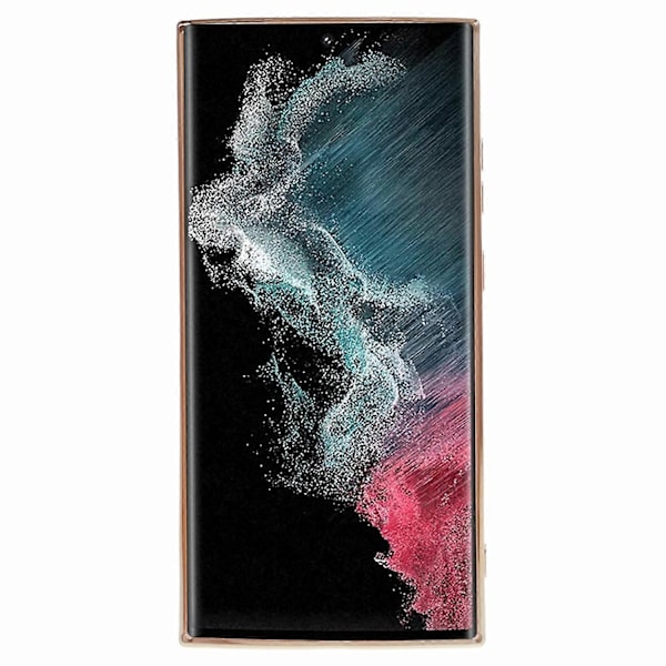 Til Samsung Galaxy S23 Ultra Blankt Telefoncover 6D Elektropletterede Kanter Blødt TPU Cover Multicolor Style E