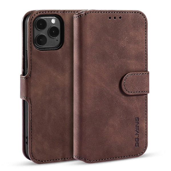 Retro Læder Telefon Cover med Pung Stand Design og Rem til iPhone 13 Pro Max 6.7 tommer
