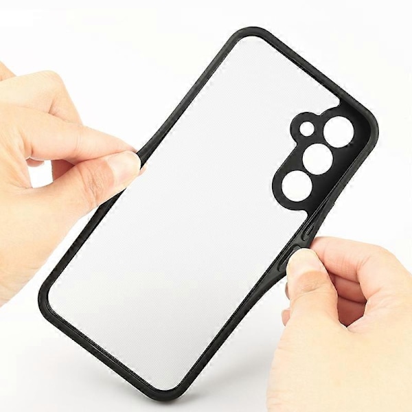 Samsung Galaxy A35 5G -kotelo TPU+PC Naarmuuntumaton Läpinäkyvä Puhelinkuori