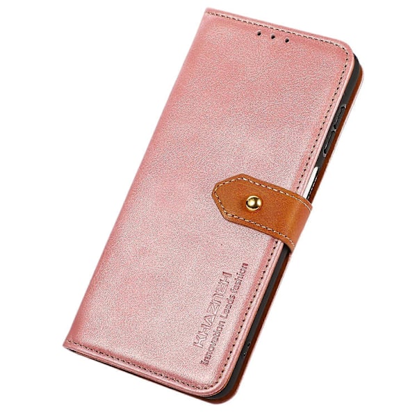KHAZNEH Honor 90 PU-nahkakotelo, iskunkestävä, lehmännahkajäljitelmä, jalustallinen lompakkokotelo Multicolor Style C