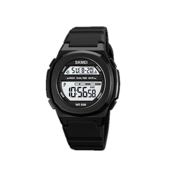 Skmei 1821 Electronic Watch Black and White