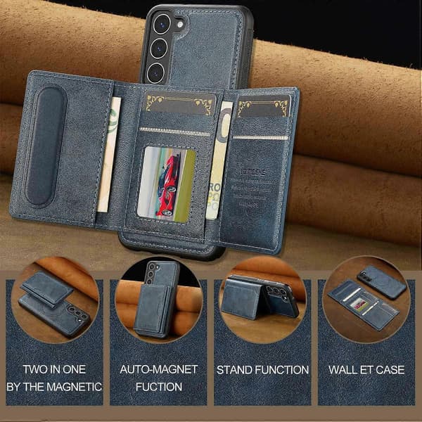 Til Galaxy S23 Telefoncover Multicolor Blue
