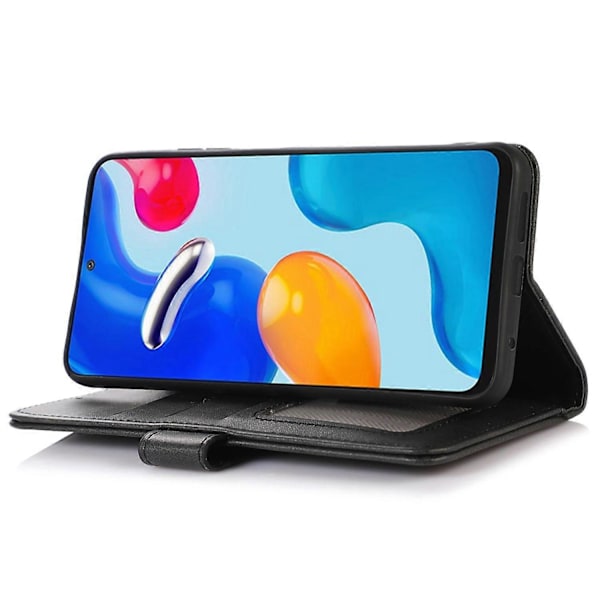Fodral för Samsung Galaxy A06, plånboksfodral i läder med kohudstruktur och stativ Multicolor Style A