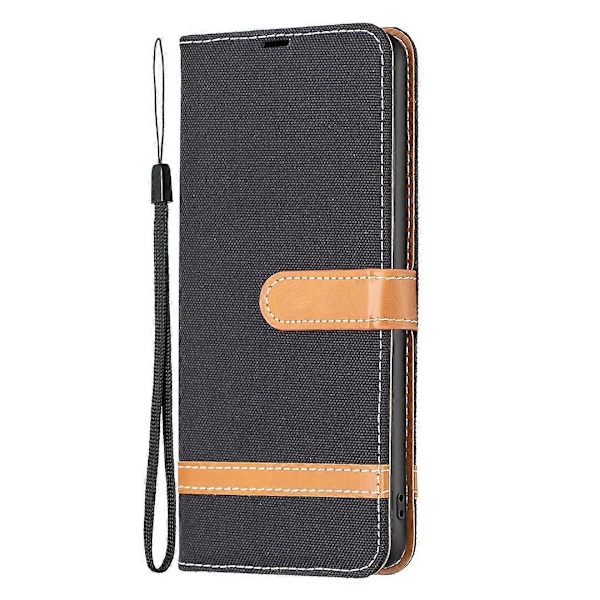 Skal till Samsung Galaxy A15 4G Jeans Tyg Splicing PU Läder Telefonfodral Multicolor Style A
