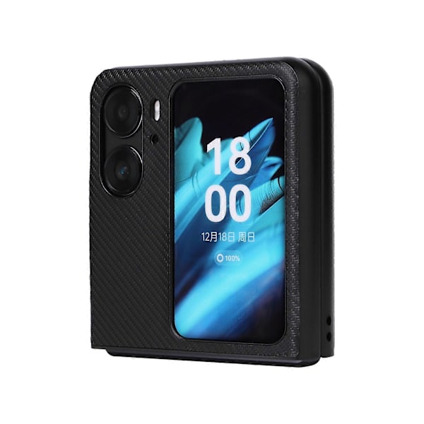 Til Oppo Find N2 Flip 5G Anti-ridse Telefon Bagcover PU Læder+PC Skridsikkert Telefonetui Multicolor Style A