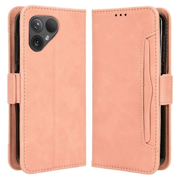 Fairphone 5 Kotelo Naarmuuntumaton Folio Flip PU Nahkainen Puhelinlompakkokotelo Multicolor Style A