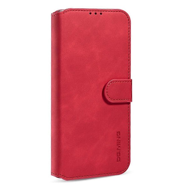 Retro Læder Telefoncover med Pung Stand Design og Praktisk Rem til iPhone 13 Multicolor Style B