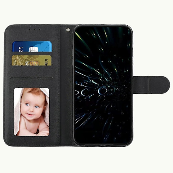 Yhteensopiva vivo Y300 5G -puhelinkotelon kanssa Multicolor Black