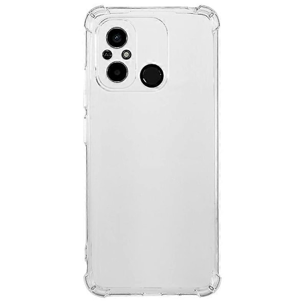 TPU-skal för Xiaomi Poco C55 4G/Redmi 11A 4G/12C 4G Förstärkta Hörnen Transparent Skal
