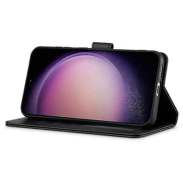 LC.IMEEKE Etui til Samsung Galaxy A16 5G/A16 4G Kalveskindsstruktur PU Læder Stand Wallet Telefon Cover Multicolor Style A