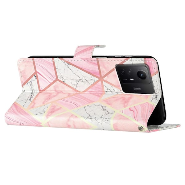 PU Læder Wallet Cover med Mønsterprint og Flip Stand til Xiaomi Redmi Note 12S 4G Multicolor Style F