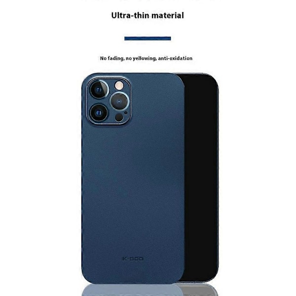 KZDOO Air Skin Series til iPhone 16 Pro Max Cover Frosted Bagside Ultratyndt PP Telefon Cover - Grøn Multicolor Black