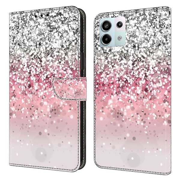 Til Xiaomi Redmi Note 13 Pro 5G/Poco X6 5G Etui 3D Mønster Flip Wallet PU Læder Telefon Cover Multicolor Style P