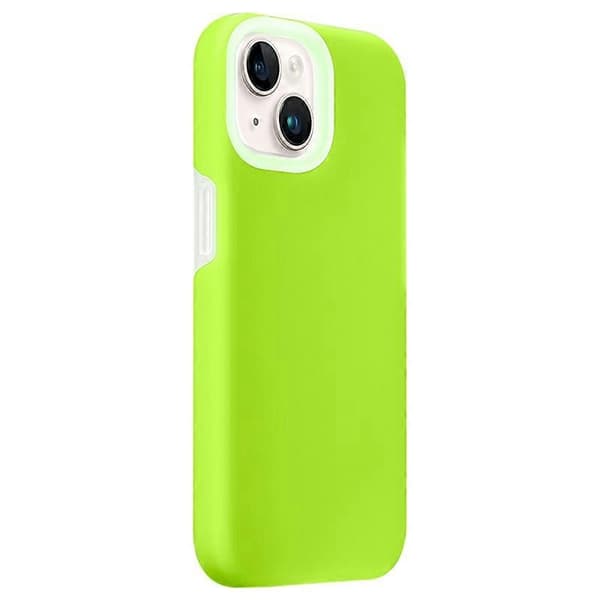 XUNDD Jelly Series Skal för iPhone 14 Flytande Silikon+PC Mikrofiberfoder Telefonskydd Multicolor Style E