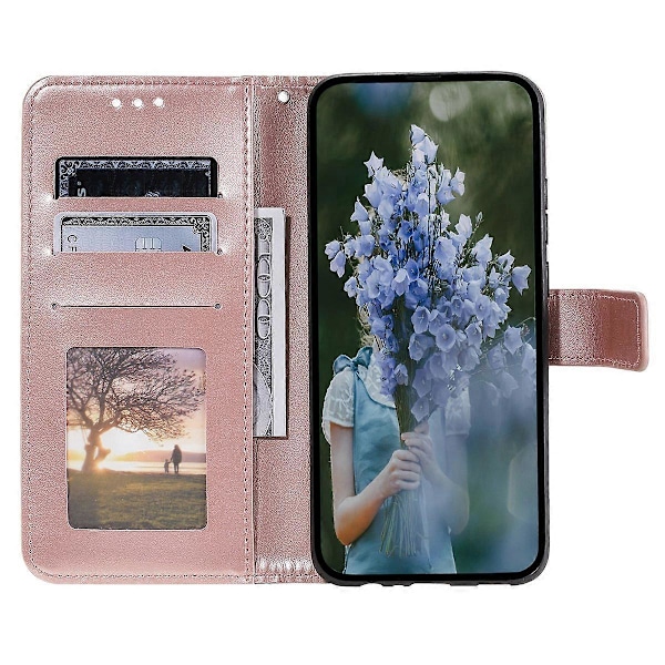 Samsung Galaxy A16 5G/A16 4G -kotelo, kuvioitu toteemi PU-nahkainen lompakkokotelo jalustalla Multicolor Style C
