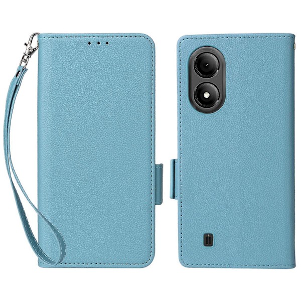 För ZTE Blade A33S Fodral Magnetlås Läder Telefonskal med Rem Multicolor Style C