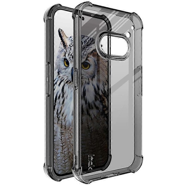 IMAK Skal för Nothing Phone (2a) Plus/Phone (2a) Transparent Fodral Airbag Design Fallskydd TPU Mobilskal Multicolor Style B