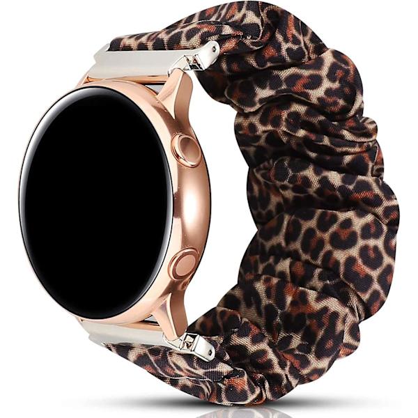 Sopii Samsung Galaxy Watch Active 2 40mm/44mm rannekkeisiin naisille ja miehille, naisellinen joustava kangas korvaava ranneke rannekello rannekoru