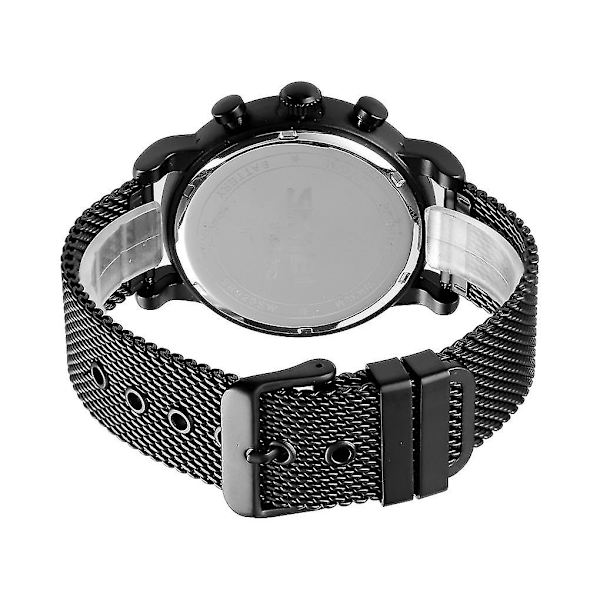 Skmei 9203 Chronograph Ste Mesh Band Quartz Watch Green