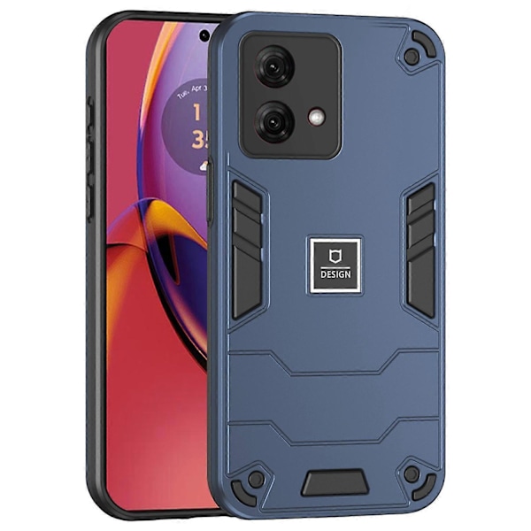 Til Motorola Moto G84 5G Telefon Cover TPU+PC Stødsikkert Robust Cover Multicolor Style B