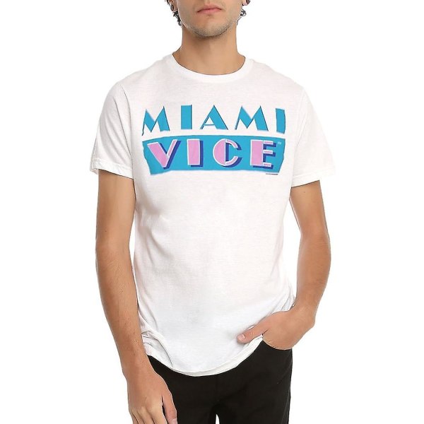 Miami Vice Classic Logo T-shirt White 3XL