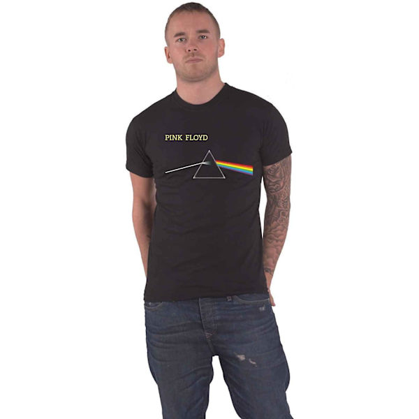 Pink Floyd 'Dark Side Of The Moon Flipped' (sort) T-shirt Black M