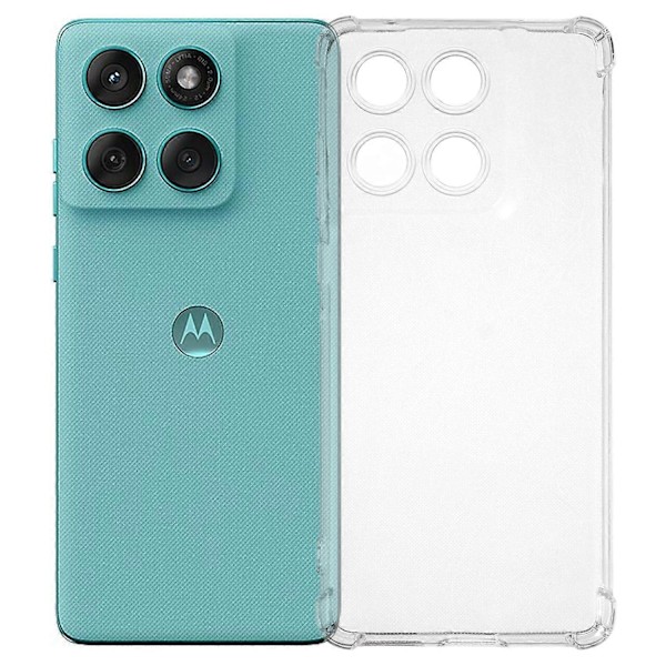 För Motorola Edge 60 5G/ 60 Fusion 5G Telefonfodral Förstärkt Fyrhörns Anti-Fall Klar TPU-skydd