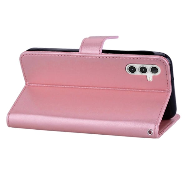 Til Samsung Galaxy S23 FE Cover Ugle Præget PU Læder Telefon Cover med Wallet Stand Multicolor Style B