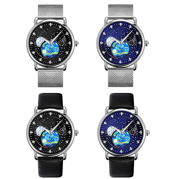 Skmei 9283 Vandtæt Quartz Ur Stålbælte Blue