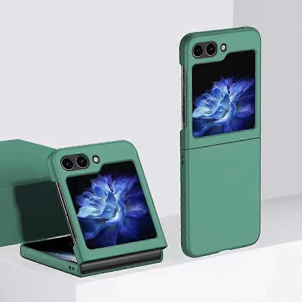 För Samsung Galaxy Z Flip5 5G Slim Hårt PC Telefonfodral Gummibelagd Stötsäkert Skal Multicolor Style H