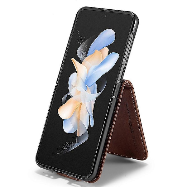 LC.IMEEKE PU læder telefoncover med RFID-blokering og kortslot til Samsung Galaxy Z Flip5 5G Multicolor Style B